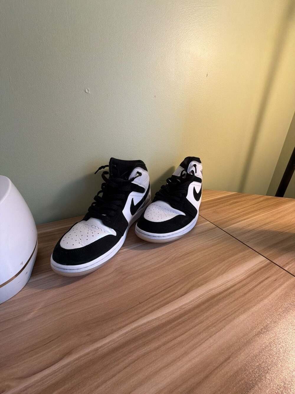 Nike Air Jordan 1 Mid SE Diamond Shorts Black White DH6933-100
